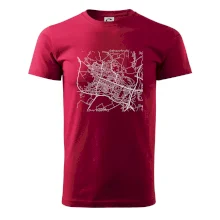 Mapy měst černobílé Ostrava Poruba