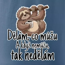 Dělám, co můžu. A když nemůžu, tak nedělám.