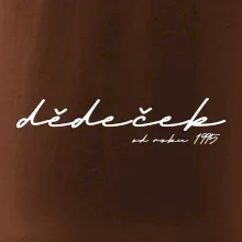 Psací nápis dědeček s ročníkem