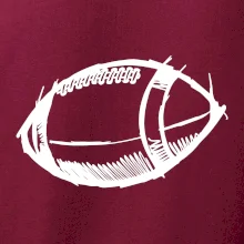 Americký fotbal míč skica