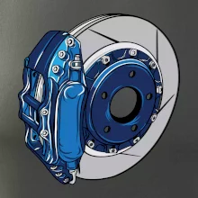 Auto kotoučová brzda