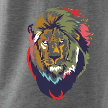 Hlava lva kreslená jednoduchá