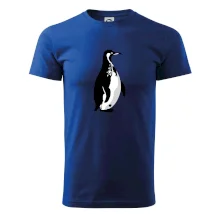 Tučňák černobílý z boku