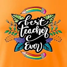 Barevné tužky best teacher ever