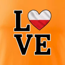 Love Polská vlajka