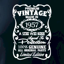 Vintage Etiketa - 1957