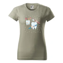 Zubařské tričko - kartáček a jídlo