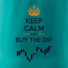 Keep Calm and Buy the Dip - koruna  a graf