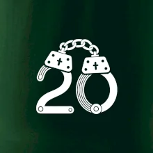 Narozeninové tričko pro policajta - pouta 20