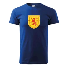 Skotský lev na hrudi