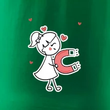 Párový motiv - panáček a magnet