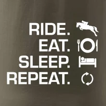 Ride Eat Sleep Repeat koně