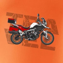 Cestovní enduro červená