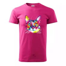 Kočka duhová hlava