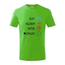 Eat sleep MTB repeat