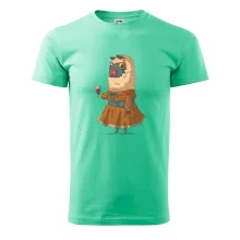 Alpaka s vínem žena