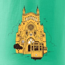 Mallorca - katedrála a tramvaj