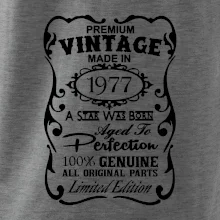 Vintage Etiketa - 1977