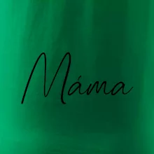 Nápis psací na prsou - máma