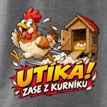 Útěk slepice z kurníku