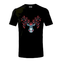 Folklor - jelen s červenými plody