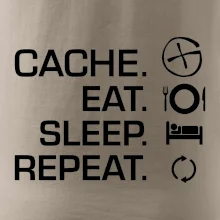 Eat sleep repeat Cache
