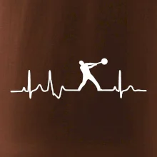 EKG hod kladivem muž