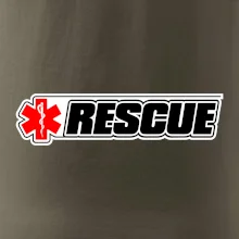 Záchranář rescue kříž červený