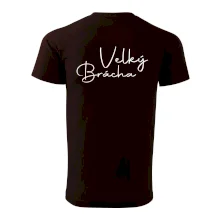 Velký brácha - nápis na zádech