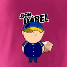 Jsem ďábel doručovatel modro žlutý