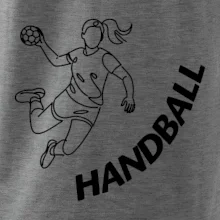 Handball nápis šikmo 1