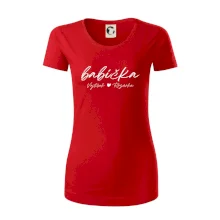 Babička Tričko se jmény dětí psací písmo