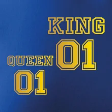 King - Queen - 01 dres - zlatý potisk