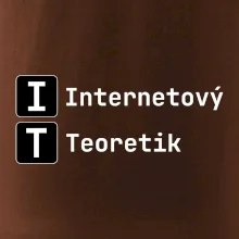 IT Nápis Internetový Teoretik