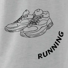 Running nápis šikmo