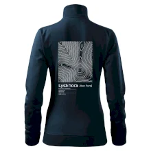 Lysá hora - vrstevnice v obdélníku