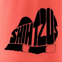Shih-tzu - nápis v těle