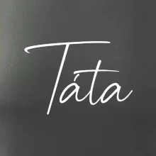 Nápis psací na prsou - táta