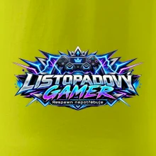 Listopadový gamer s neonovým herním ovladačem