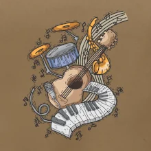 Hudební nástroje v notách