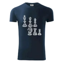 Šachové figurky kreslené