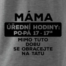 Máma - úřední hodiny