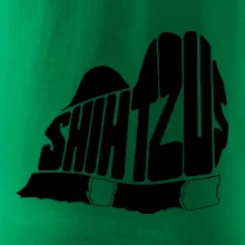 Shih-tzu - nápis v těle