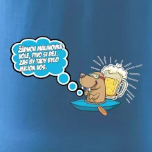 Žádnou malinovku, ale pivo