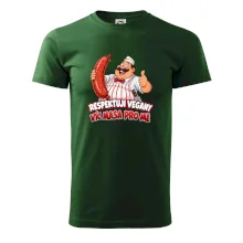 Respektuji vegany víc masa pro mě