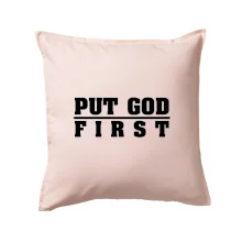 Put God first tlustý nápis