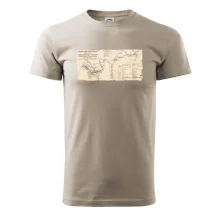 Mapa Báňské dráhy z Moravské Ostravy do Doubravy