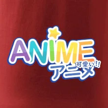 Anime nápis duhový