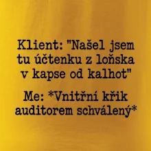 Klient a vnitřní auditorský křik