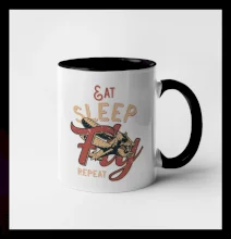 Eat Sleep Fly Repeat letadlo